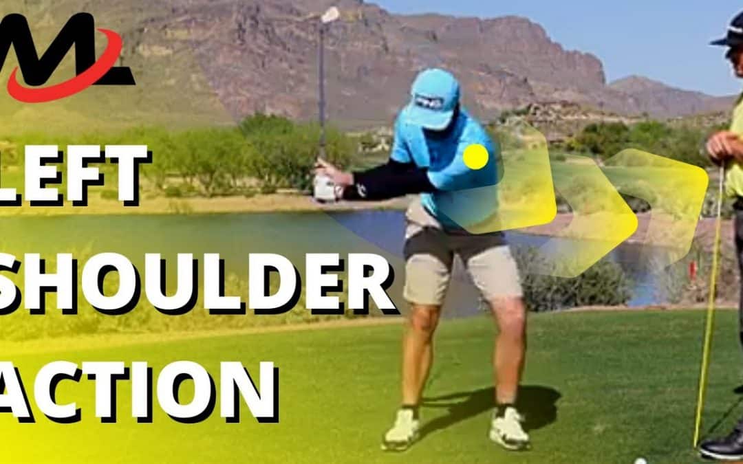 Move the Left Shoulder Down and Around to Rotate on Plane