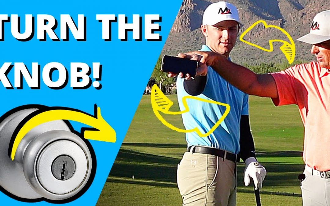 SECRET Downswing Move To Shallow The Club (DOOR KNOB TURN)