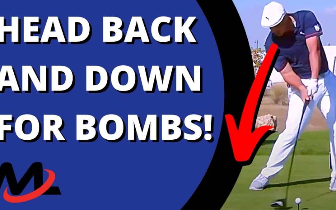 Hit LONGER DRIVES With Your Head Behind The Ball (Back And Down For BOMBS!)