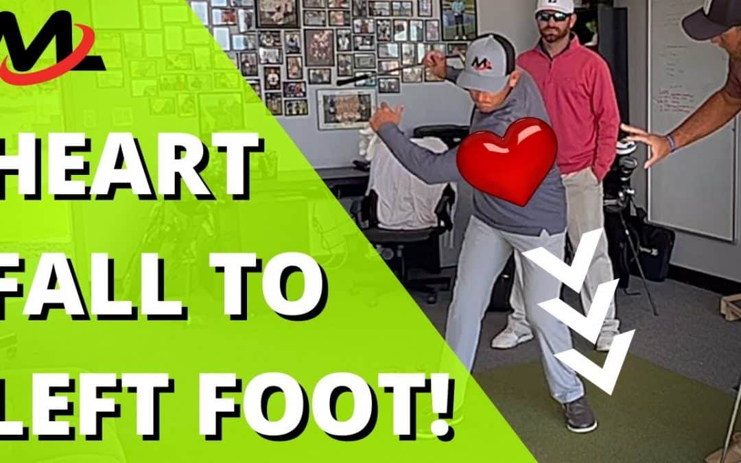 Let The HEART FALL To Your Left Foot (Transfer To Chest Down Then Turn) w/ Elite Golf Schools