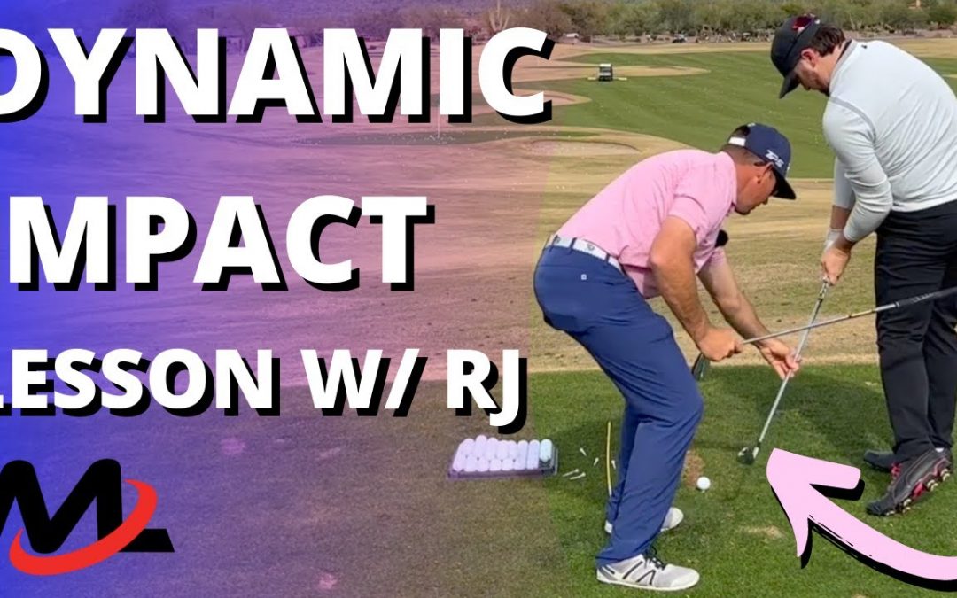 Golf Lesson W/ RJ: DYNAMIC Impact Position In Under 20 Minutes For This Baseball Player!