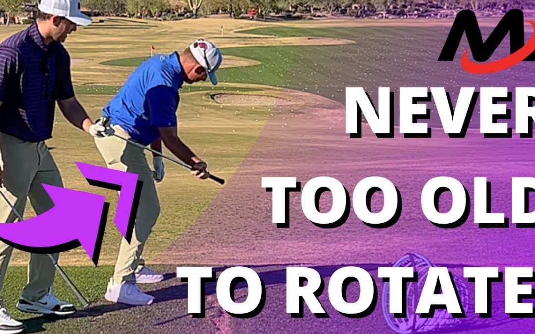 Modern Rotational Golf Swing For SENIOR GOLFERS (Never Too Old To Turn Safely!)
