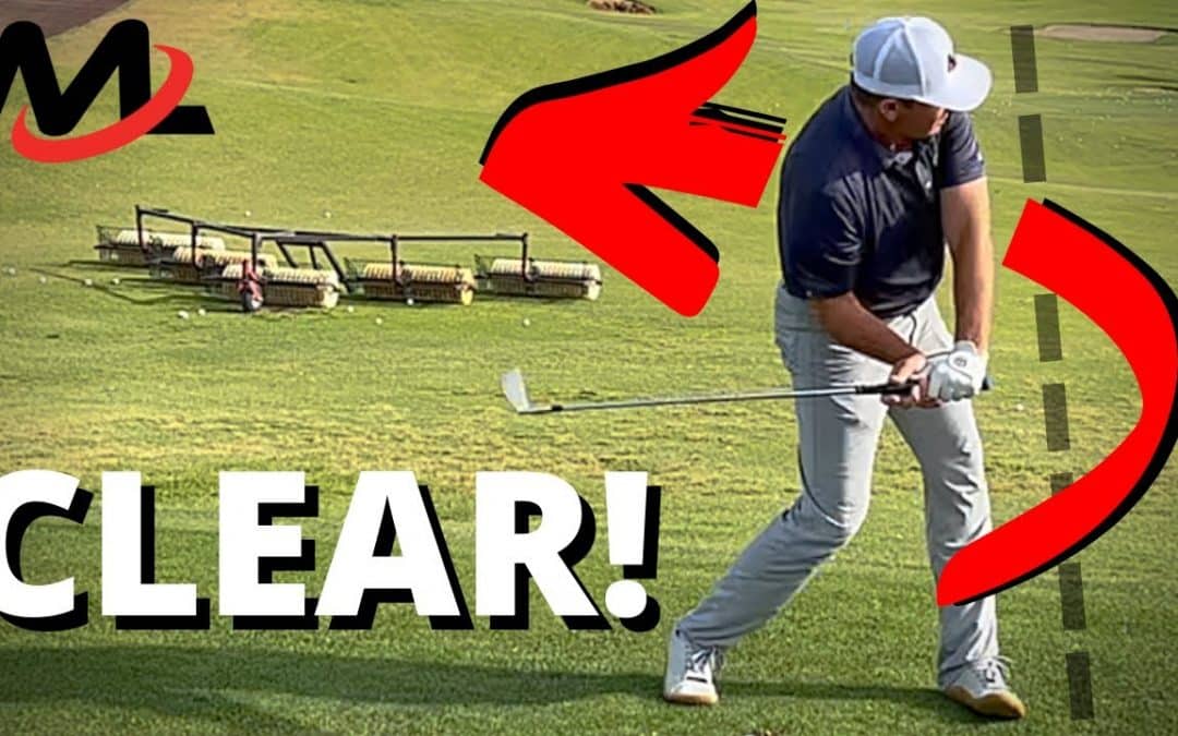 CLEAR Your Lead Side In The Downswing (STOP Pushing Off Your Trail Side!)