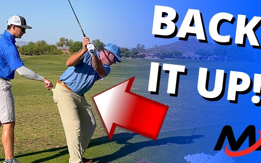 BACK UP The Right Hip In Backswing For MORE Turn And Space