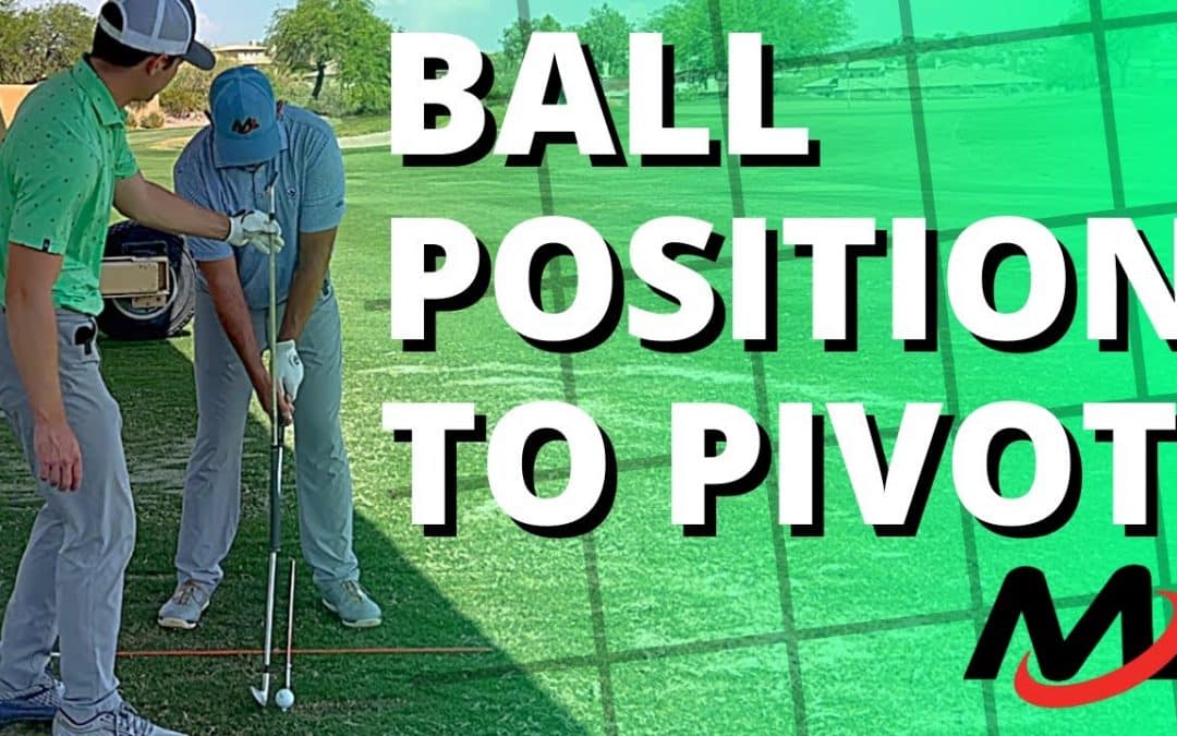 Why Your Golf BALL POSITION Is Restricting Your Pivot (CORRECT Stance Placement)