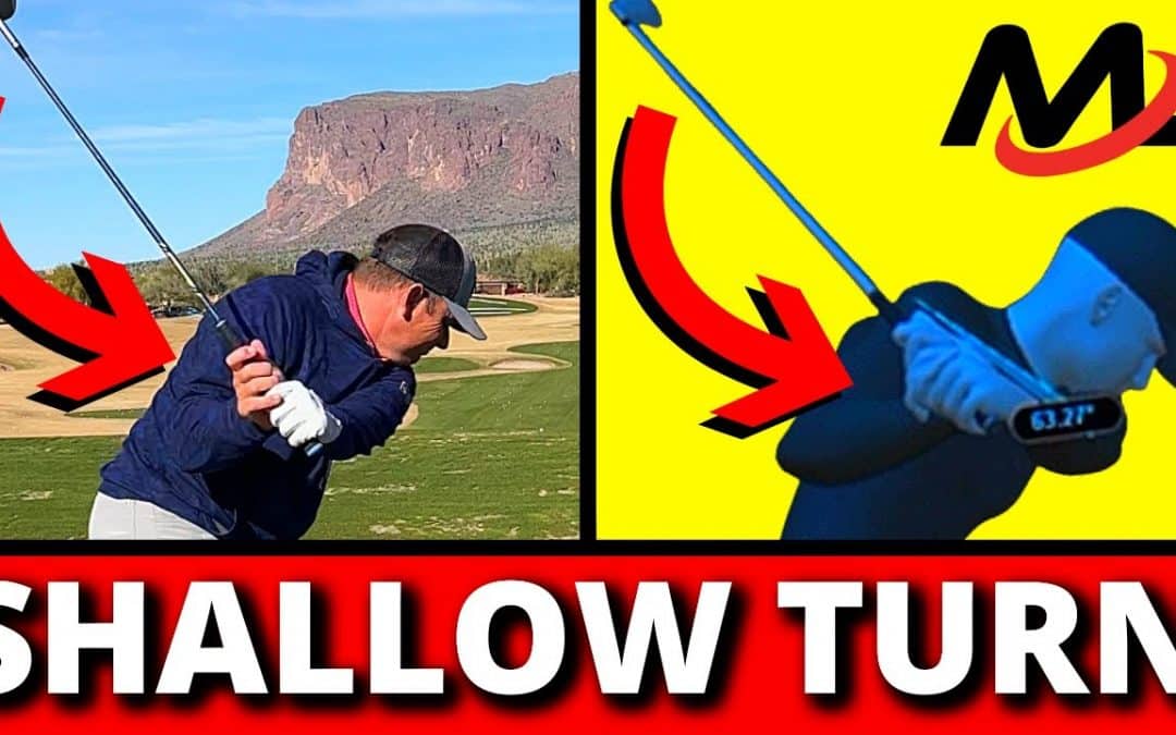 How To SHALLOW The Club And TURN Without Spinning Over The Top