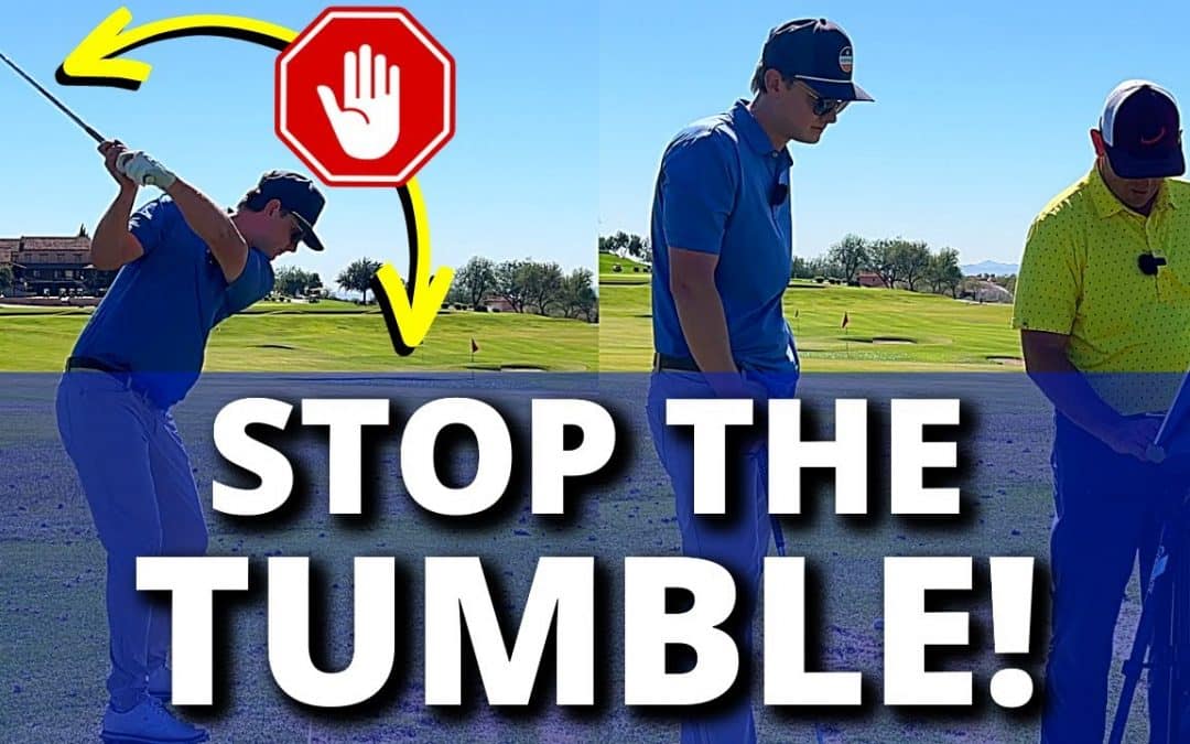 Lesson w/ Chris: Fixing A Laid Off Golf Swing (No More TUMBLE!)
