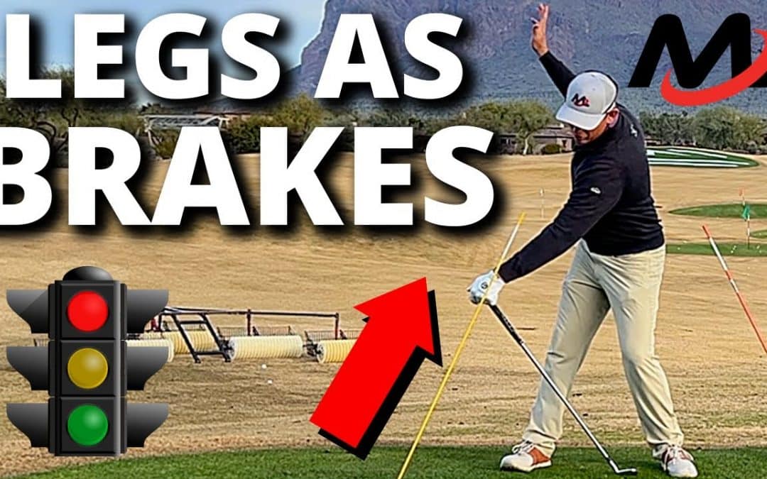 Use Your Legs As BRAKES For Clearing Hips In Golf Swing