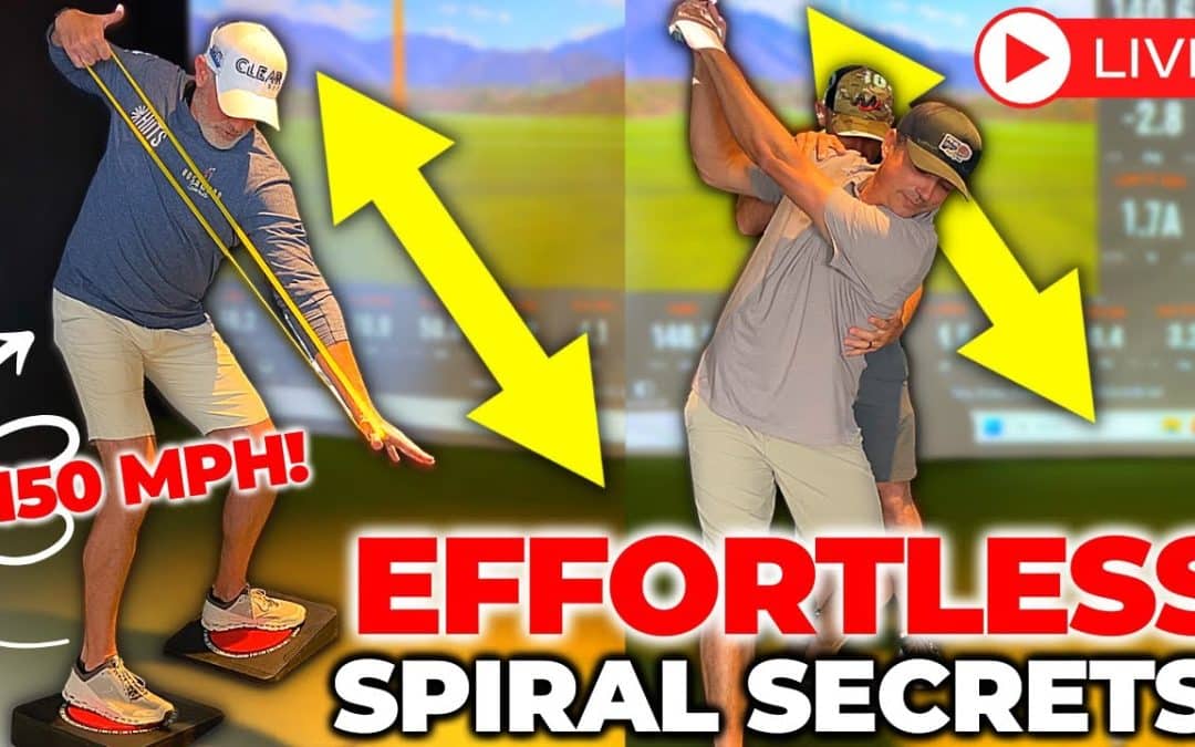Golf Lessons With Fast Eddie Activating Spiral Line For A More Effortless Swing! (Part 1)