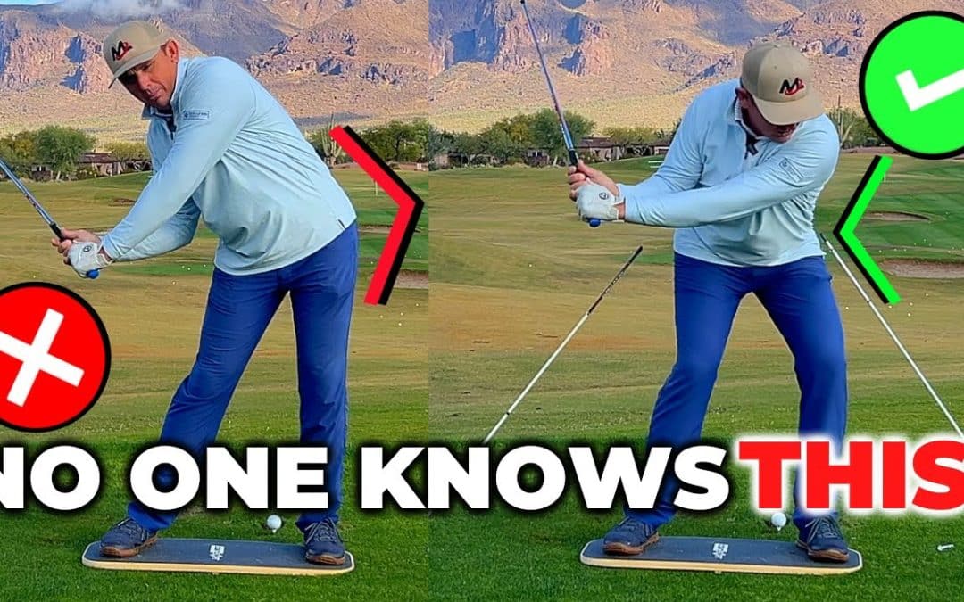 Never Bump Your Hips In The Golf Swing! (Shift Instead LIKE THIS)