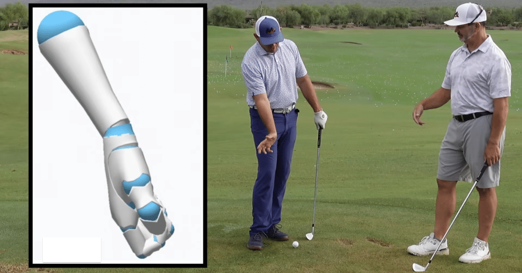 Milo Lines and Ed Lasater talking through proper wrist action and wrist mechanics for better ball striking